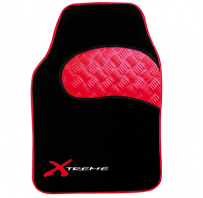 Alfombra Moq. Xtreme Rojo 4pzs  Cs6