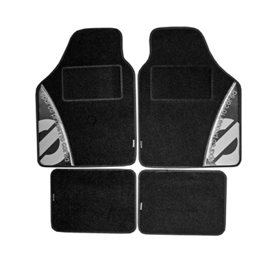 Alfombra Moqueta Negro Cs 6