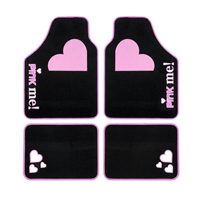 Alfombra Pink Me! Rosa 4pzas.
