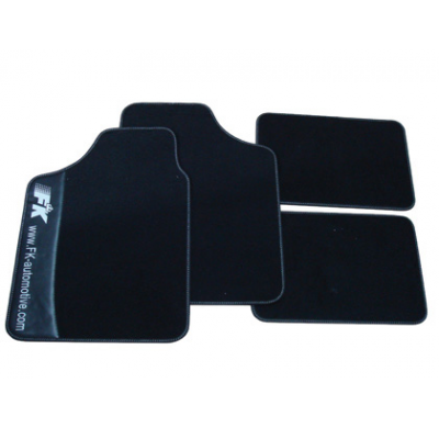 Alfombrillas -Tela- Set "Fk Automotive"-4tlg.;2*vorne, 2*hinten<br>universal/Negro
