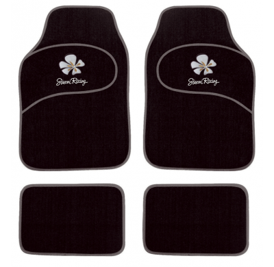 Alfombrillas Universales Daisy Grey Flowers 4pcs