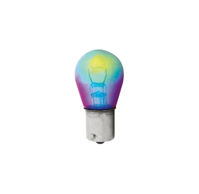 Ba15d Bombilla Iridiscente _Naranja (2 Piezas)