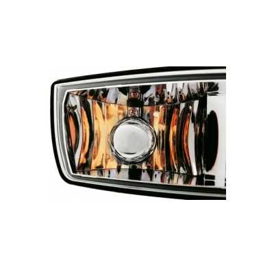 Ba15d Bombilla Iridiscente _Naranja (2 Piezas)