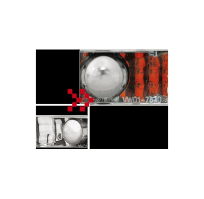 Ba15s T10  Base Cristal  _Naranja (2 Piezas)