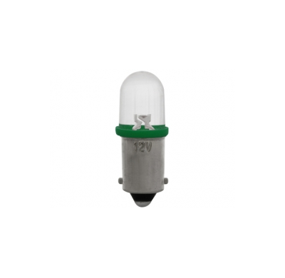 Ba9s Luz De Posición Led _ Verde (2 Piezas)