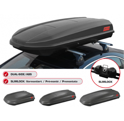 Baul Cubo 500 - Made of Abs Glitter Black Fabbri