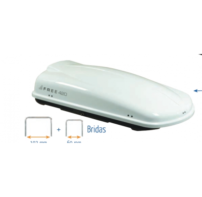 Baul Free 420 Med. 163 X 90 X 40 Cm. Cap. 420 Lt. Blanco