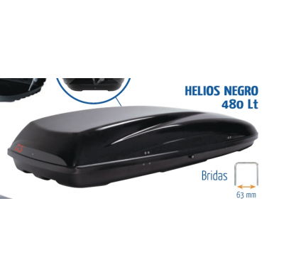 Baul Helios 480 Med. 198 X 78 X 39 Cm. Cap. 480 Lt. Negro