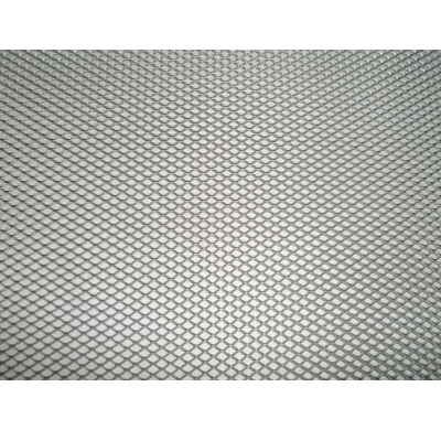 Rejilla Aluminio 120x30 Cm. Rombo Pequeño Plata Btr Performance