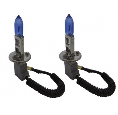 Kit 2 Bombillas De Luz Super Blanca H1 12v 100w Cerámica