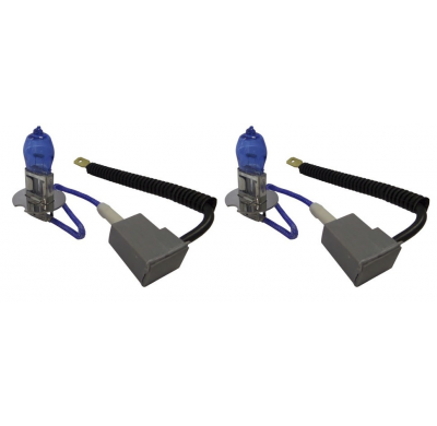 Kit 2 Bombillas De Luz Super Blanca H3 12v 100w Cerámica