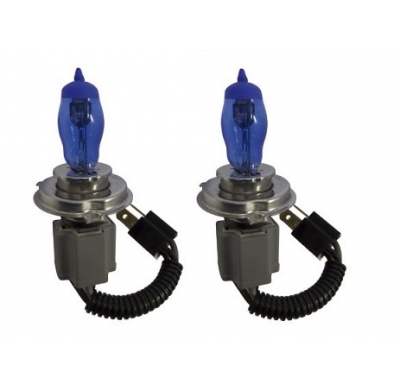Kit 2 Bombillas De Luz Super Blanca H4 12v 100/90w Cerámica