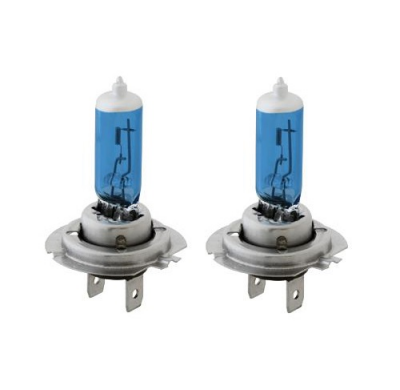 Kit 2 Bombillas De Luz Ultra Blanca H7 12v 100w