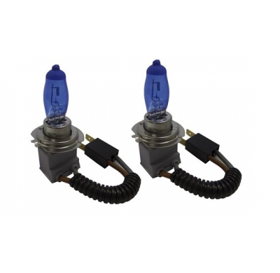 Kit 2 Bombillas De Luz Super Blanca H7 12v 100w Cerámica