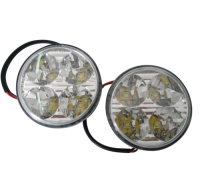 Luces De Dia, Súper Led Blanco, Redondas Btr Performance