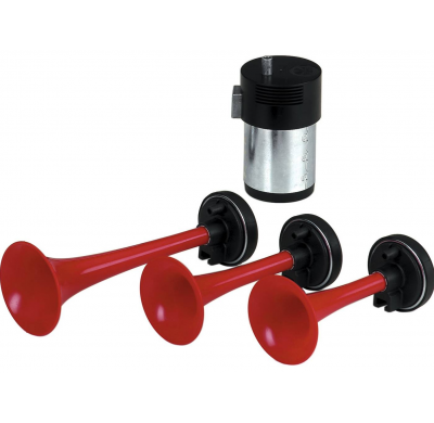 Bocina Compresor 3 Tonos 12v/117 Db Homologada