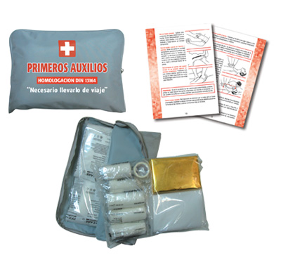 Botiquin Emergencia 1º Auxilios Normativa Din 13164 Envase Bolsa