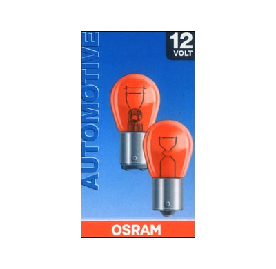 Caja De 10 Lamparas Ambar Osram 1 Polo 12v 21w