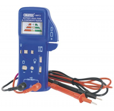 Comprobador De Pilas, Bombillas Y Fusibles