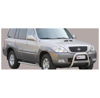 Defensa Delantera Acero Inox Hyundai Terracan  04>