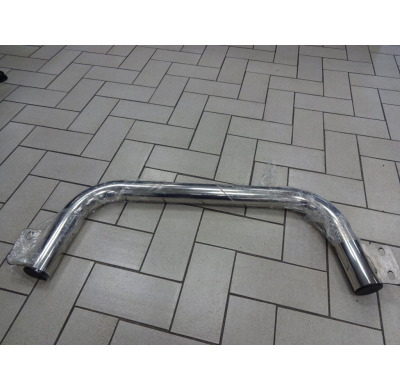 Defensa Trasera Acero Inox Diametro 50 Mitsubishi Pinin 3 Doors