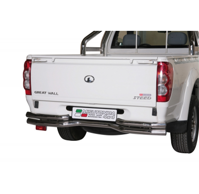 Defensa Trasera Acero Inox Diametro 63 Great Wall Wingle S.C. 10>