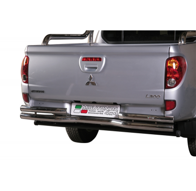 Defensa Trasera Acero Inox Diametro 63 Mitsubishi L200 D.C. 10>