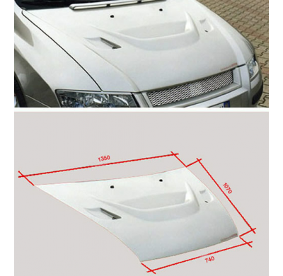 Entrada De Aire Capot Con Rejilla Aluminio Entradas De Aire Universales Gfk