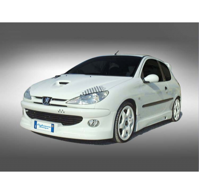 Entradas De Aire Capó Mod. Maranello  Peugeot 206 Fiberglass (Gfk) Tüv El Tiempo De Entrega De Este Producto Puede Ser De 1-2 Se