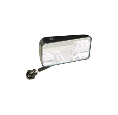 Espejo Touring Fibra Negro Izquierdo Cristal Plano