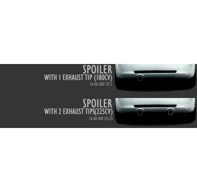 Faldón Trasero 1 Salida    180 Cv Audi Tt Caractere El Tiempo De Espera De Este Producto Puede Ser De 1-2 Semanas Según Disponib