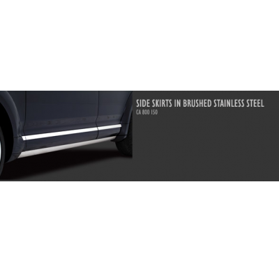 Faldones Laterales En Acero Inox. Cepillado Porche Cayenne Caractere El Tiempo De Espera De Este Producto Puede Ser De 1-2 Seman