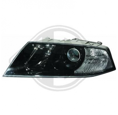 Faro Dcho. Octavia, 05-08 ; H7+h1+motor Para Sistema Autorregulación De Faros