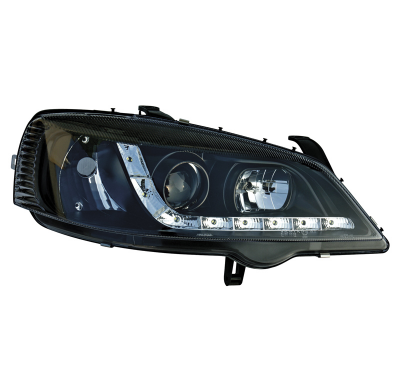 Faro Delantero Luz Diurna Opel Astra G 98-03 Negros
