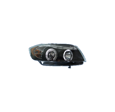 Faros Angel Eyes Bmw E90/E91 Sdn/Trng 3/05- Black