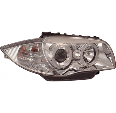 Faros Delanteros Bm 1 E87 04- Chrome + Halorim