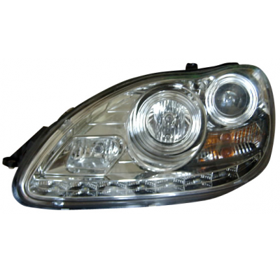 Faros Delanteros + Drl Me S-Class W220 01-05 Chrome (Hid Type)