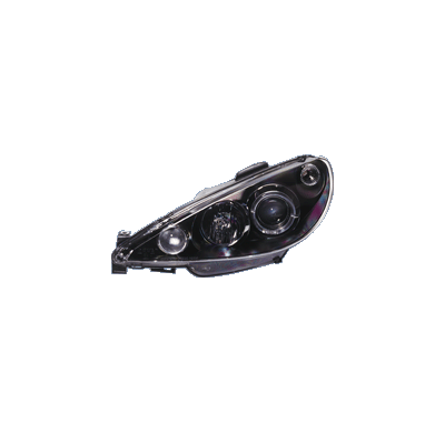 Faros Delanteros Kl Black Pe 206 02- + Gti 99- + Hal