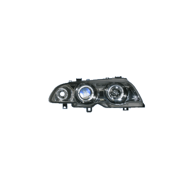 Faros Delanteros Kl Bm 3 E46 4drs 9/98-9/01 Chrome +