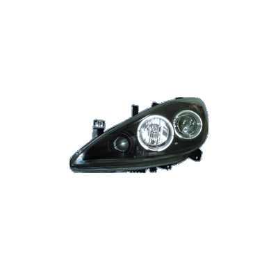 Faros Delanteros Kl Pe 307 01-05 Black + Halorim