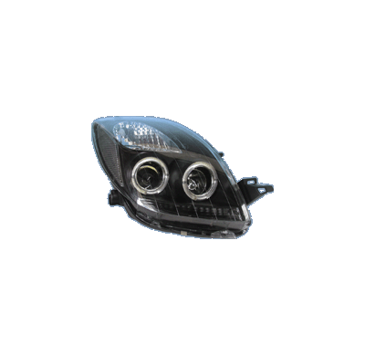 Faros Delanteros Kl to Yaris Ii 06- Black + Halorim