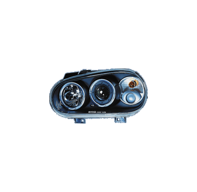 Faros Delanteros Kl Vw Golf Iv 97-03 Black + Halorim