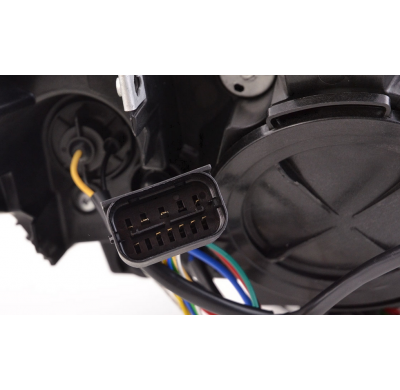 Faros Luz Diurna Bmw F30/F31_3er _ Negro 2011-2015