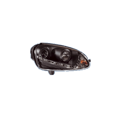 Faros Luz Diurna Vw Golf V 03- Black