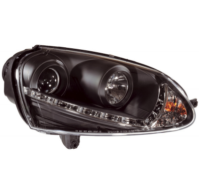 Faros Luz Diurna Vw Golf V 03- Black