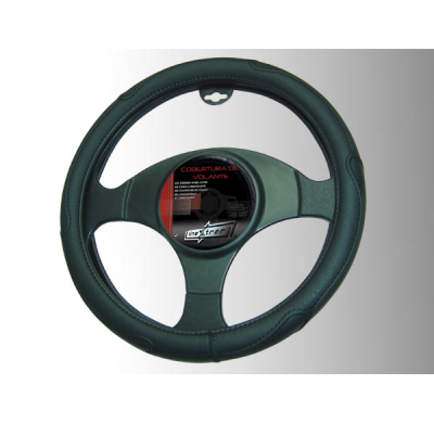 Funda Cubrevolantes Negro Piel Sport