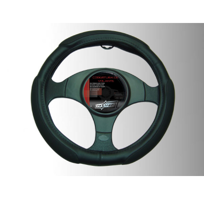 Funda Cubrevolantes Negro Piel Trendy