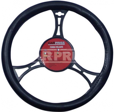 Funda Volante Simil Piel Negro Furgoneta 39->43 Cm