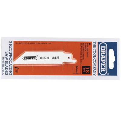 Hoja "Bi-Metal" 150mm 18tpi, Para Sierra Electrica