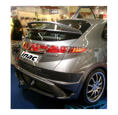 Aleron Sin Luz Honda Civic 5 Puertas 2006 Doble Sport